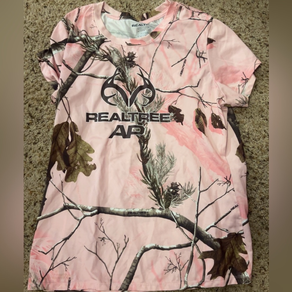 Realtree Pink Camo Short Sleeve Tee
